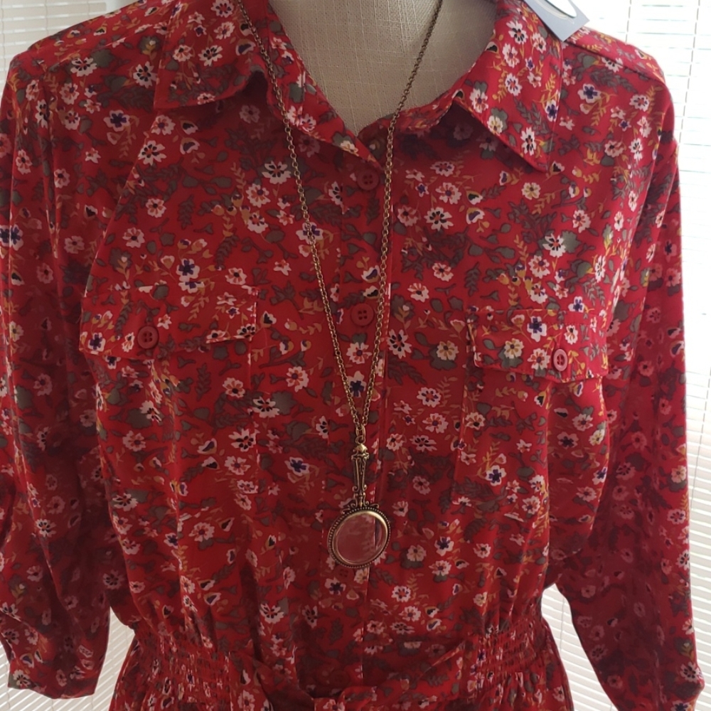 Ladies Size XL Floral Dress